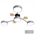 Macaron Molecular LED Ceiling Fixture Metal Living Room Semi Flush Mount Light - Thumbnail 3