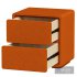 Modern Wood Nightstand with 2 Drawers Small and Stylish Bedroom Storage - Thumbnail 5