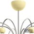Modern Globe Chandelier with White Glass Shade and Adjustable Hanging Length for Residential Use - Thumbnail 5