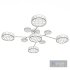 Macaron Molecular LED Ceiling Fixture Metal Living Room Semi Flush Mount Light - Thumbnail 5