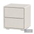 Modern Wood Nightstand with 2 Drawers Small and Stylish Bedroom Storage - Thumbnail 6