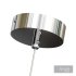 Modern Silver Pendant Light with Adjustable Hanging Length and White Glass Shade - Thumbnail 6