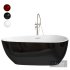 Elegant Modern Oval Freestanding Acrylic Bathtub with Soaking Function and Convenient Drain Assembly - Thumbnail 3