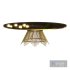 Modern Design High Quality Rimi Satin Golden Coffee Table - Thumbnail 1
