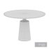 Maxwell Dining Table, White Marble - Thumbnail 2