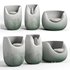 Martn  warps ceramic vases with raw stones - Thumbnail 3