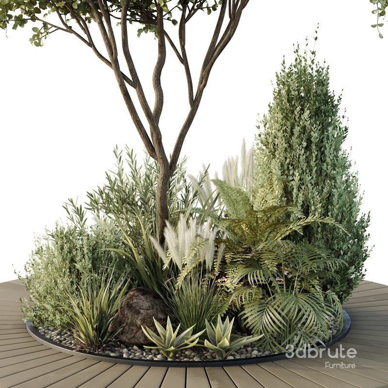 HQ Tree and bush garden box outdoor VOL 16 Image 5