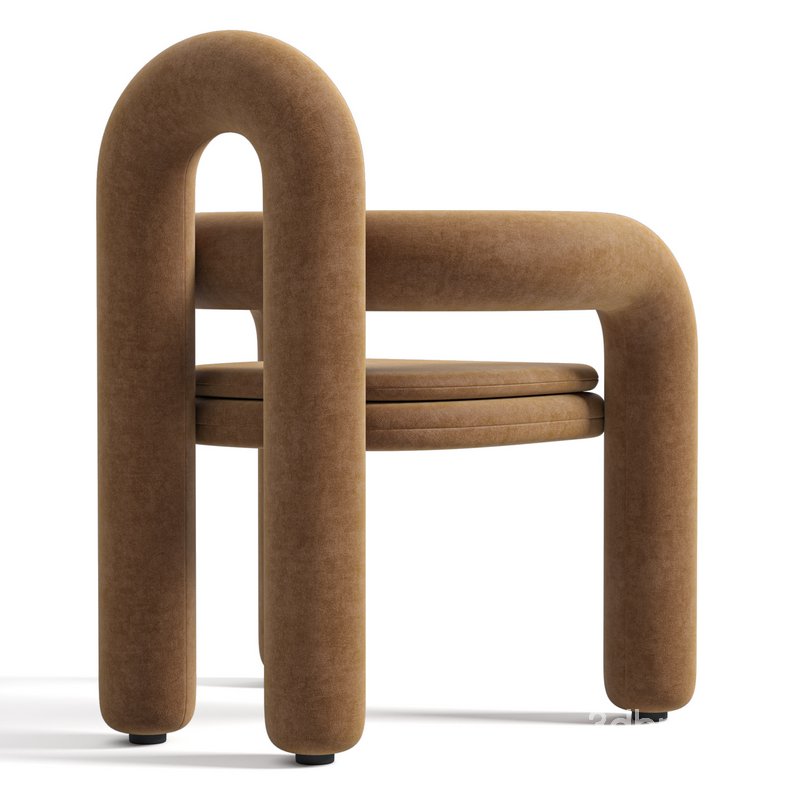 Velvet Armchair Image 7