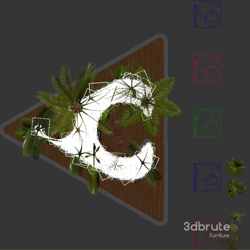 HQ HOTEL Outdoor Plants Set Image 7