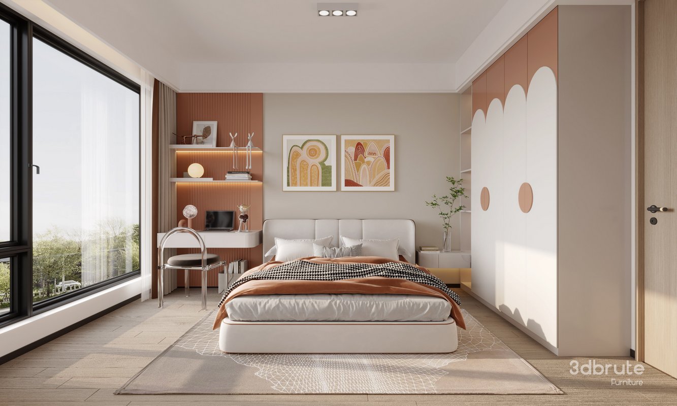 Modern bedroom Image 1
