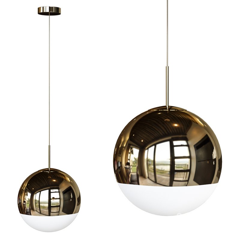 Globe Pendant Ceiling Light Simplicity Metal 1 Light ChromeGold Hanging Ceiling Light Image 3