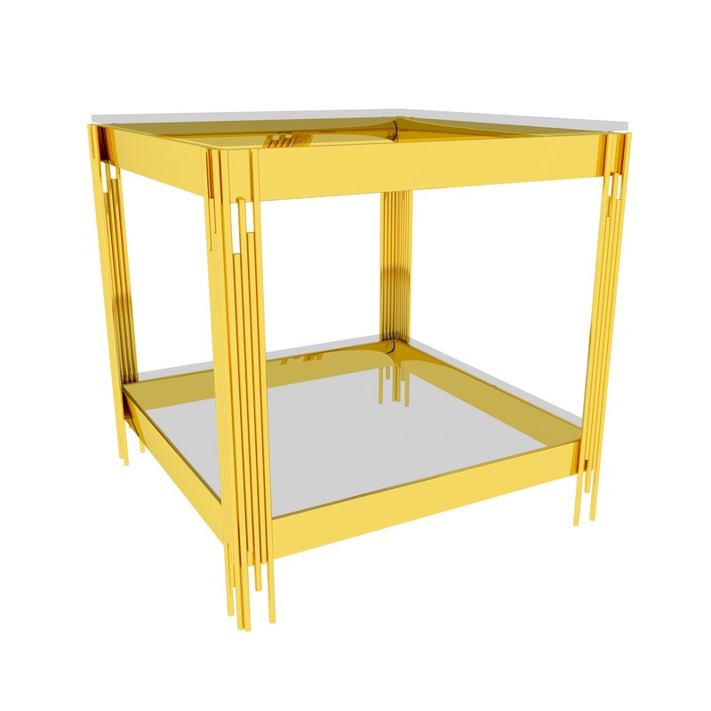 Coffee Table Gold Image 1