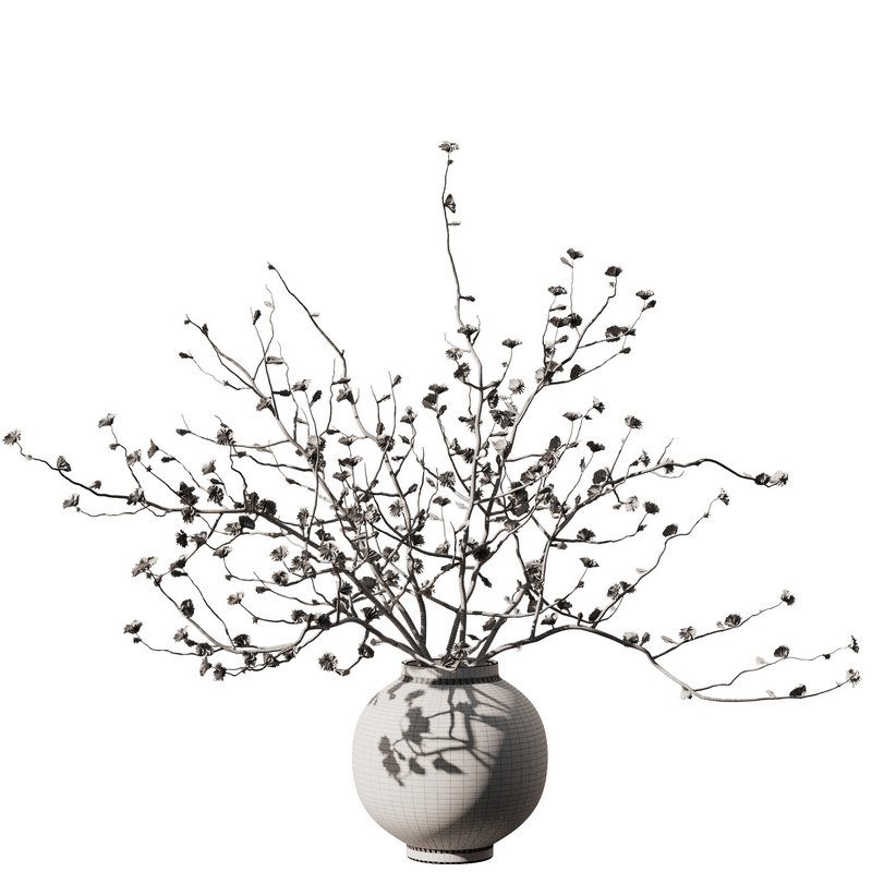 Dry Flower Branche Bouquet Image 4