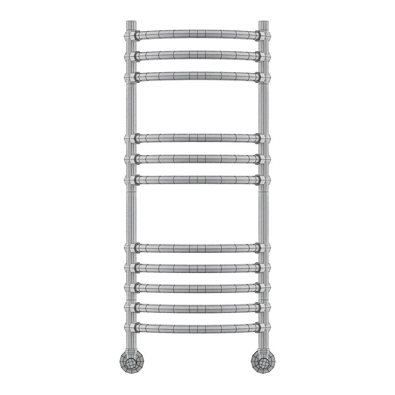 Water heated towel rail Margaroli Luna 434 11 chrome Image 2