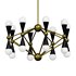 Modern Gold Chandelier with Adjustable Hanging Length for Residential Use - Thumbnail 1