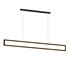 Minimalist Rectangle Frame Island Light Metal Dining Room LED Pendant Lamp in WhiteWarm Light Long - Thumbnail 1