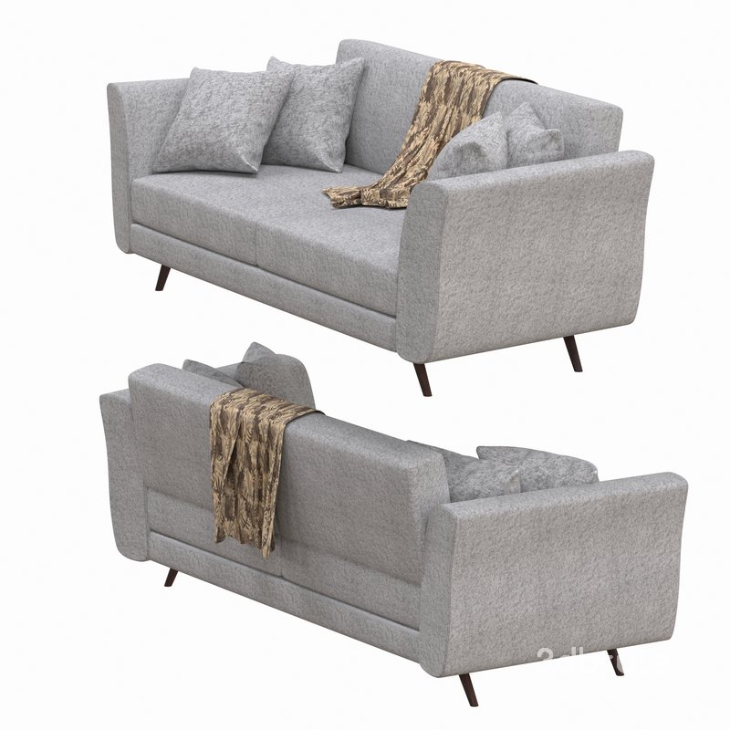 Sofa bed Stockholm Silver Image 2