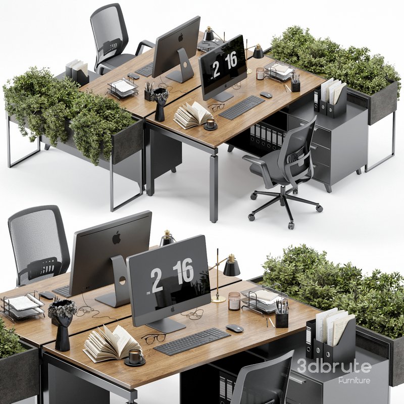 Employee Set Office Furniture 04 Image 1