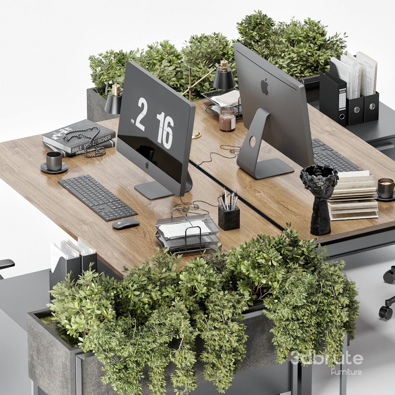 Employee Set Office Furniture 04 Image 3