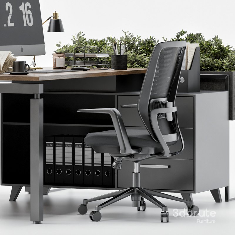 Employee Set Office Furniture 04 Image 4