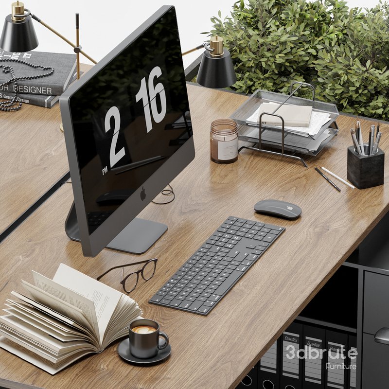 Employee Set Office Furniture 04 Image 6