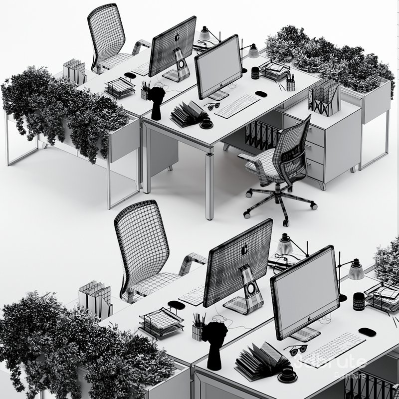 Employee Set Office Furniture 04 Image 5