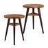 3 Leg Stool with Curved Stretchers – Chairs - Thumbnail 2