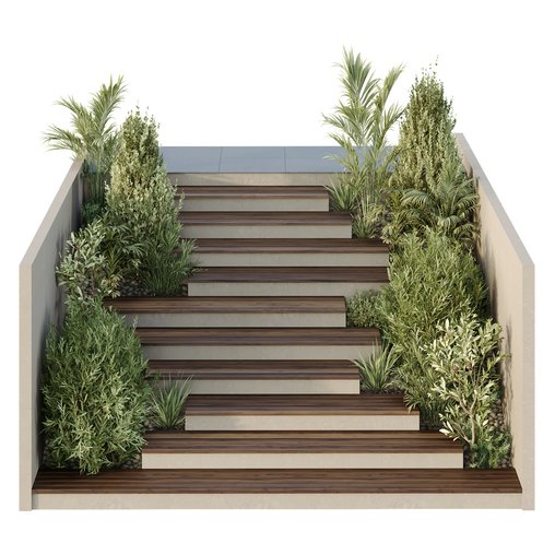 HQ Tree and bush garden box outdoor VOL 31