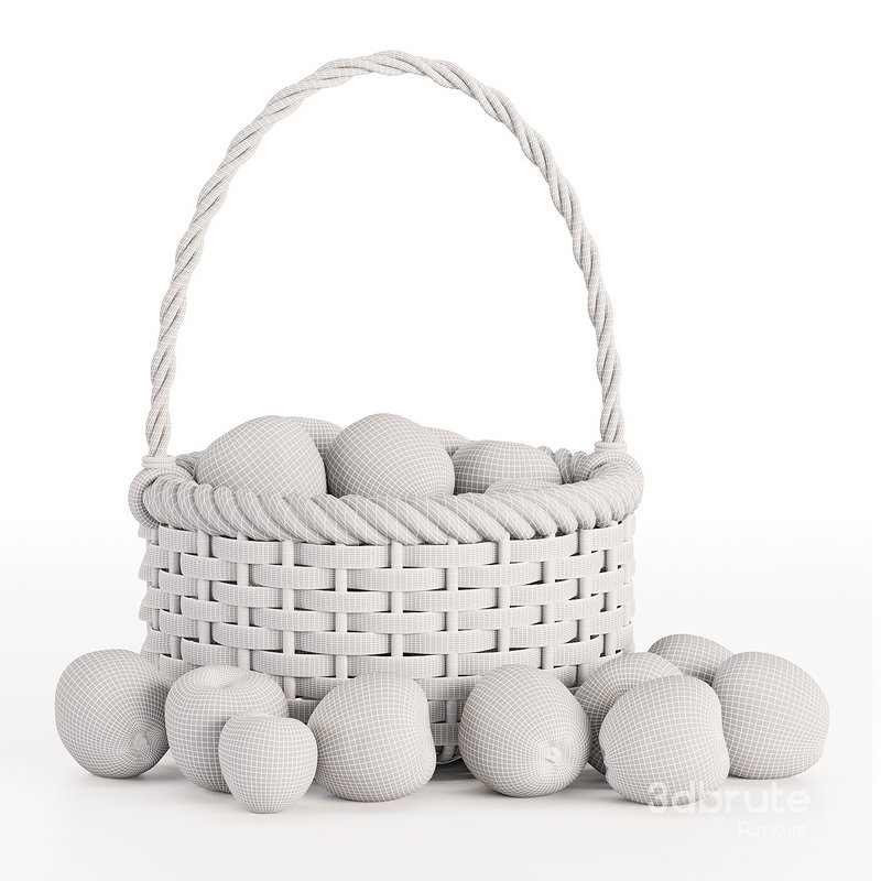 Basket Apples Image 3