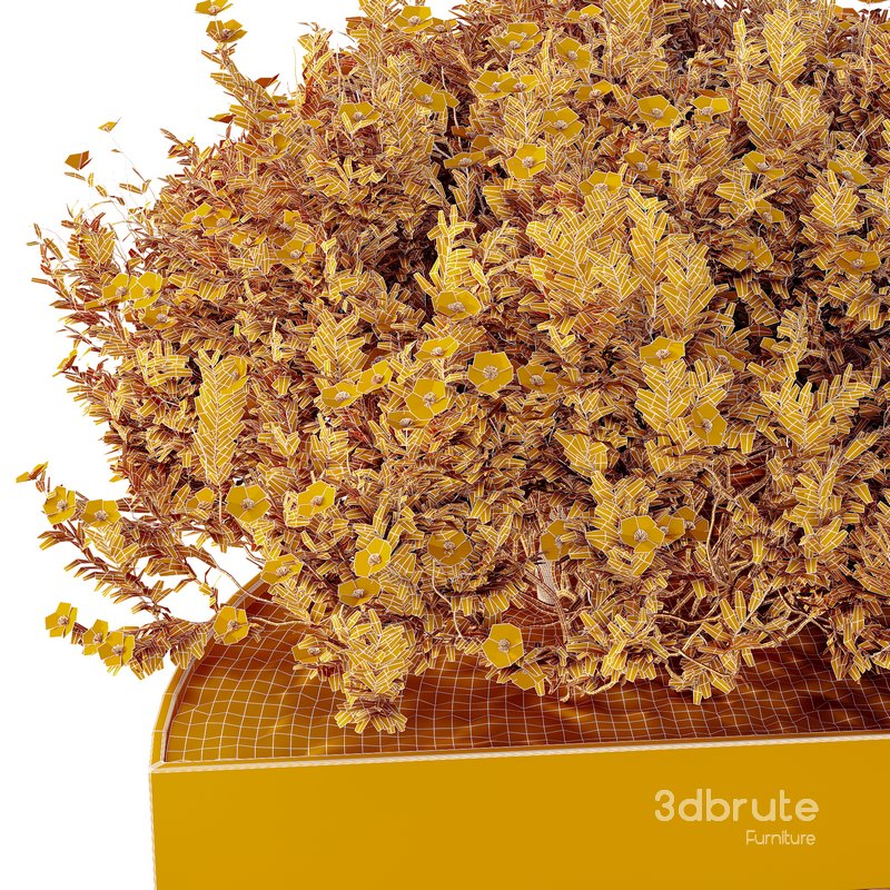 HQ Urban environment set of green plant benches 07 Image 4