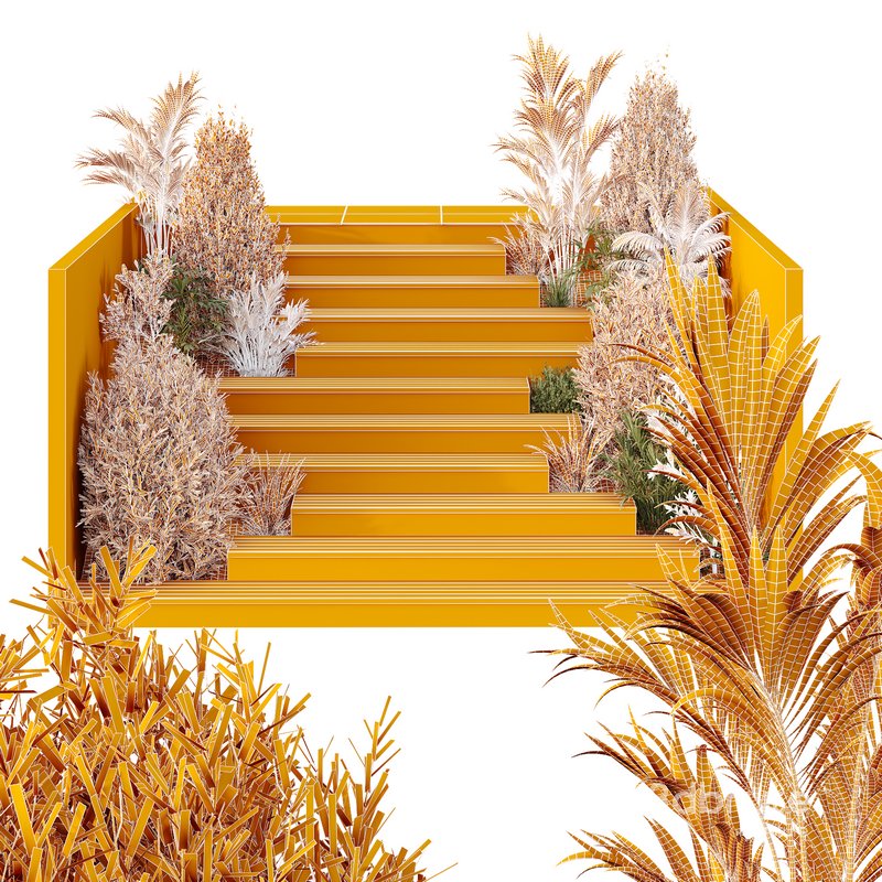 HQ Tree and bush garden box outdoor VOL 31 Image 6