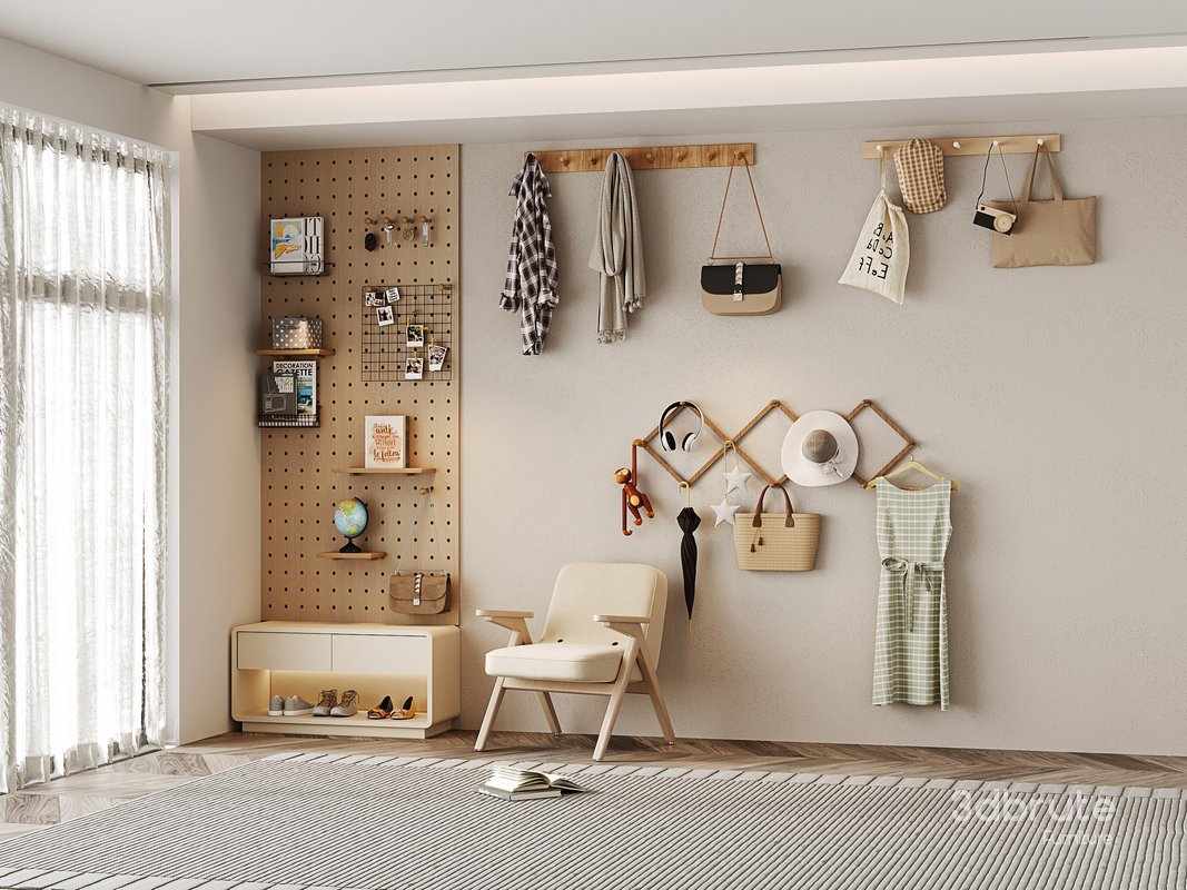 Modern shoe cabinets, clothing, shoe decorations, pendants Image 1