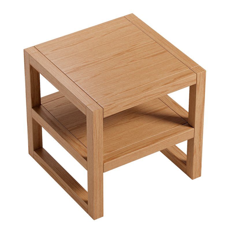 Modica Solid Wood End Table Image 1