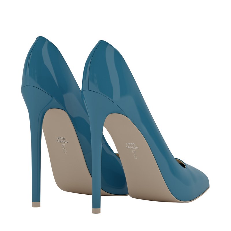 Lacquered Ladies High-heeled Shoes Image 2