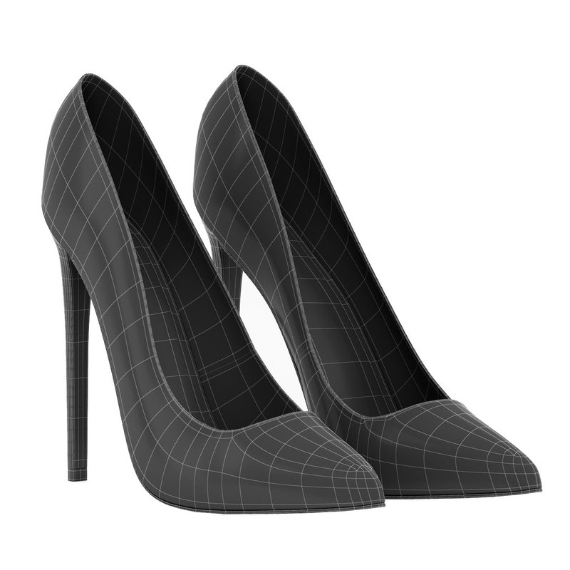 Lacquered Ladies High-heeled Shoes Image 5