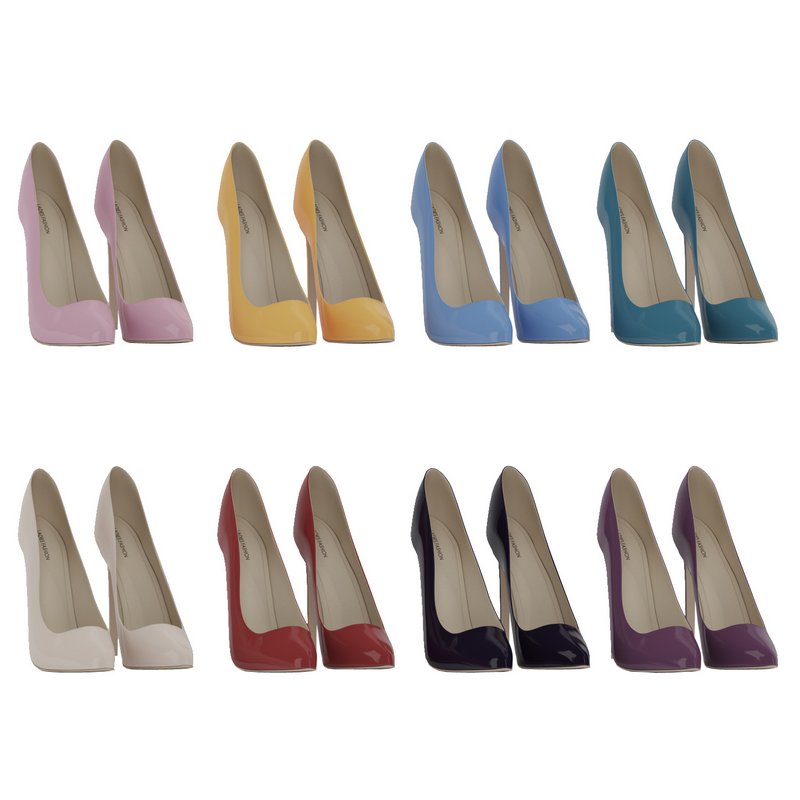 Lacquered Ladies High-heeled Shoes Image 6