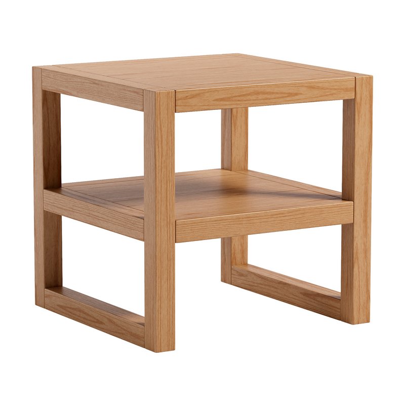 Modica Solid Wood End Table Image 2