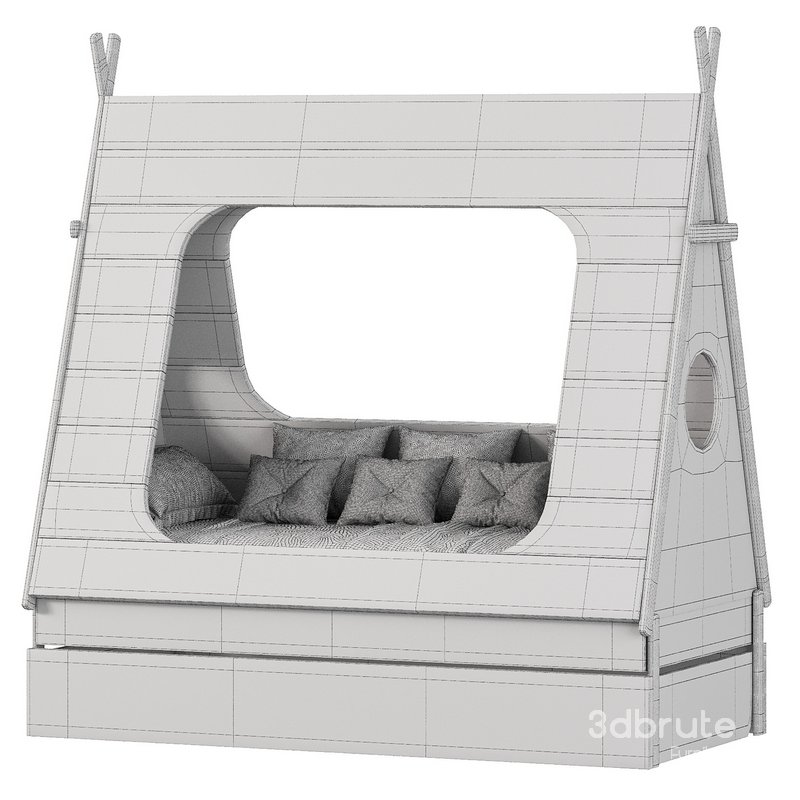 Wigwam bed with drawer KVOYA 11 Image 4