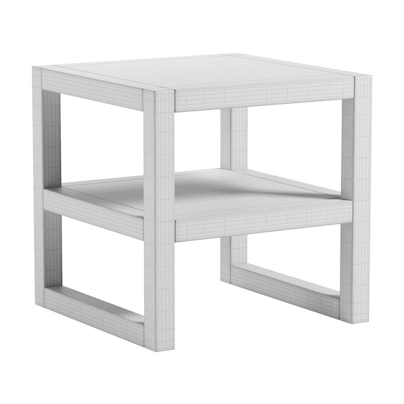 Modica Solid Wood End Table Image 5