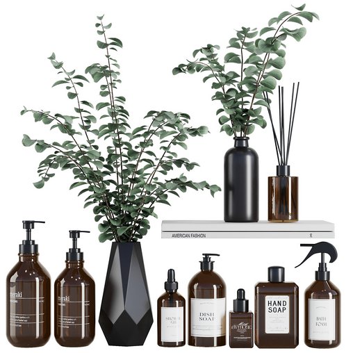 Bathroom accessories SetV16