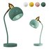Color Optional Macaroon Style Desk Lamp Metal Dome Shade Eye Protection Studying Room Lighting Fixture - Thumbnail 2