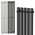 Electric heated towel rail Margroid Inaro profile 120×24 R with hooks matte black - Thumbnail 1