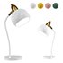Color Optional Macaroon Style Desk Lamp Metal Dome Shade Eye Protection Studying Room Lighting Fixture - Thumbnail 1