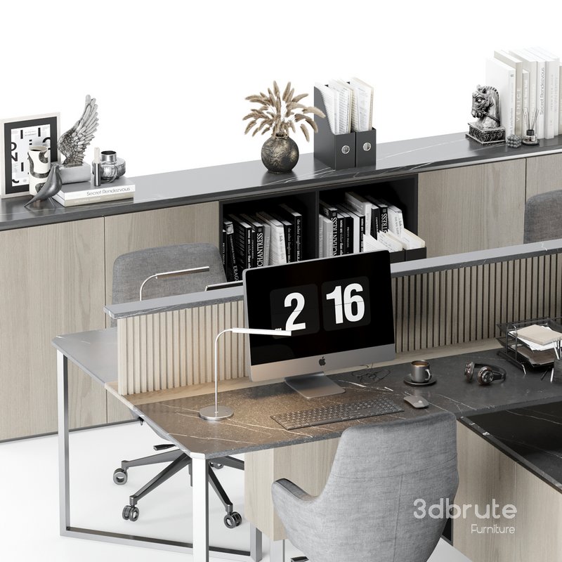 Employee Set Office Furniture 05 Image 3