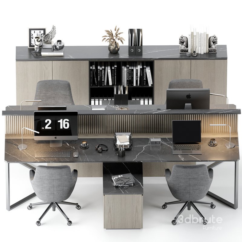 Employee Set Office Furniture 05 Image 6