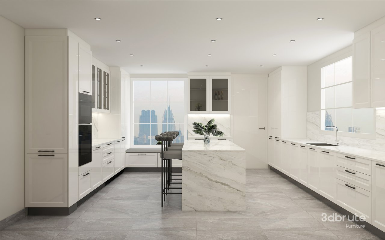 Semi Classic Kitchen Image 1