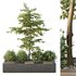 HQ Urban environment set of green plant benches 17 - Thumbnail 2