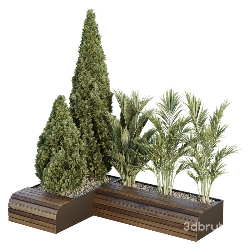 HQ Tree and bush garden box outdoor VOL 39 Image 1