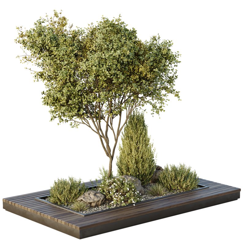 HQ Tree and bush garden box outdoor VOL 43 Image 1