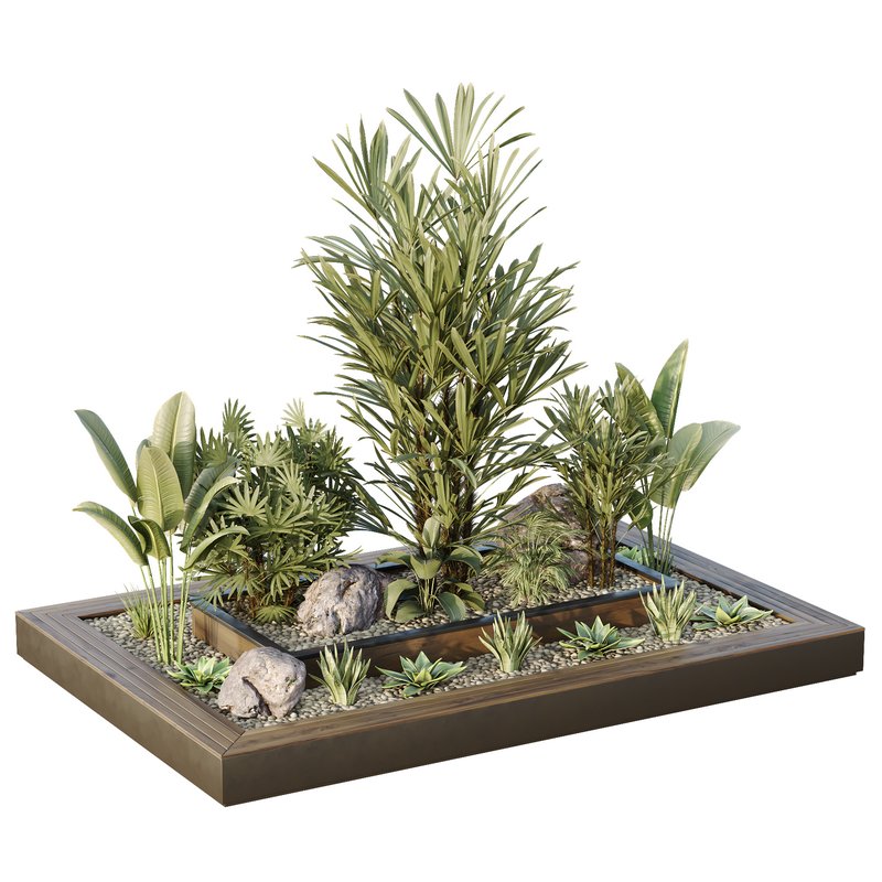 HQ Tree and bush garden box outdoor VOL 31 Image 2